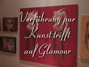 Körpernah Event "Verführung pur - Kunst trifft auf Glamour" im Primussaal Zehlendorf.