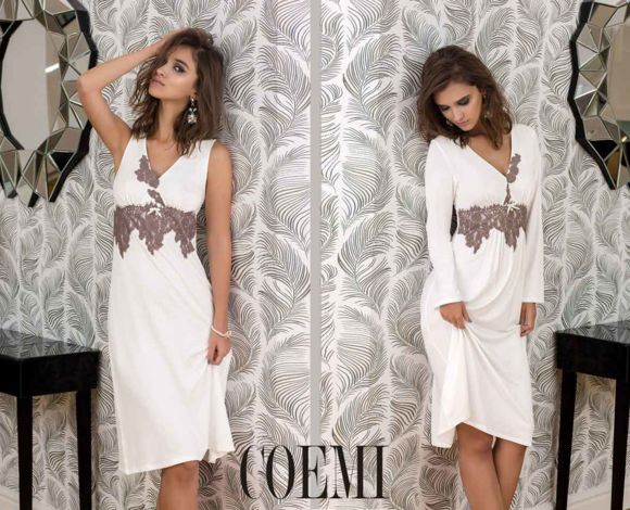 Coemi steht für elegante Weiblichkeit mit einem feinen romantischen Touch. Luxuriöse Nachtwäsche von Coemi mit Klasse und Qualität.